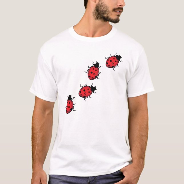 T-shirt Chemise de coccinelles (Devant)