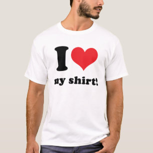 T-shirt Chemise de coeur de la coutume I