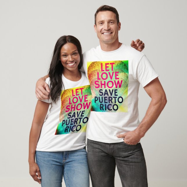 T-shirt Chemise de collecte de fonds "Save Porto Rico" (Unisexe)