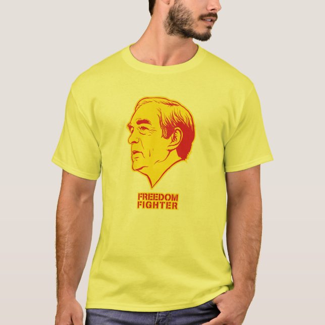 T-shirt Chemise de combattant de liberté de Ron Paul (Devant)