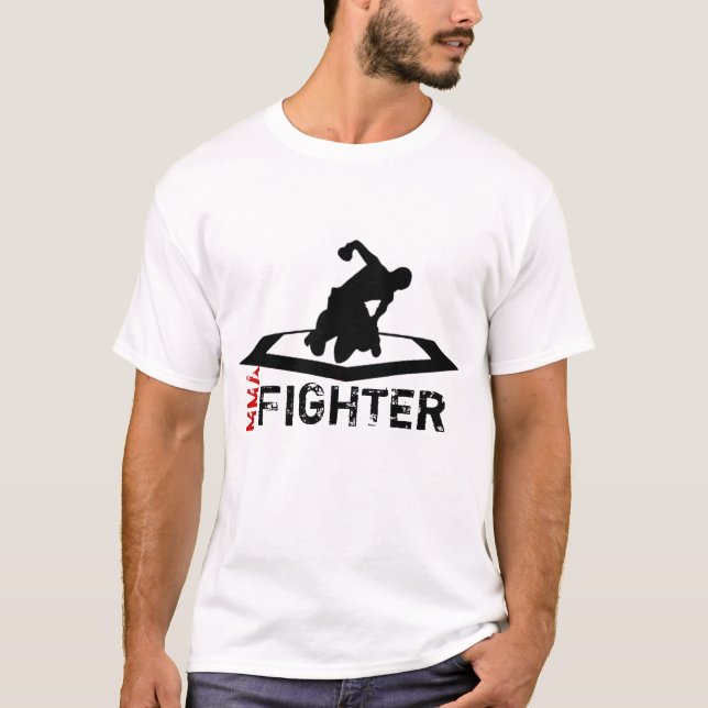 T-shirt Chemise de COMBATTANT de MIXED MARTIAL ART (Devant)