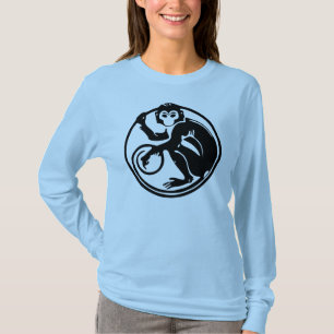 T-shirt Chemise de conception de singe
