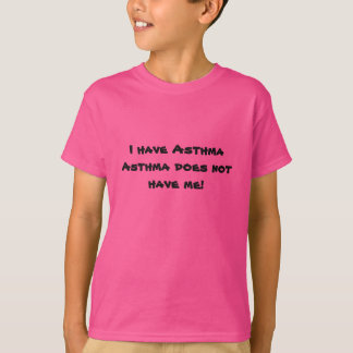 T-shirt Chemise de conscience d'asthme de la jeunesse