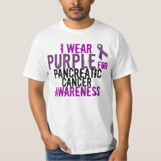 T-shirt chemise de conscience de cancer pancréatique