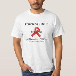 T-shirt Chemise de conscience de SIDA