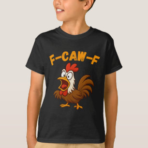 T-shirt Chemise de coq de poulet drôle de dessin animé Rny