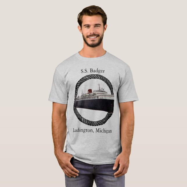 T-shirt Chemise de corde SS Badger (Devant entier)