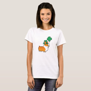 T-shirt Chemise de corgi de Jour de la Saint Patrick