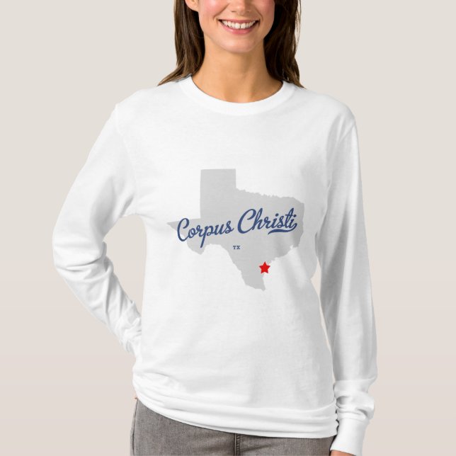 T-shirt Chemise de Corpus Christi le Texas TX (Devant)