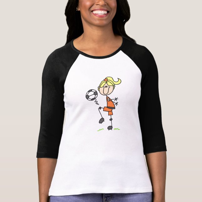 T-shirt Chemise de coup-de-pied de genou du football de (Devant)
