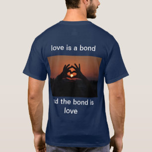 T-shirt chemise de couple romantique