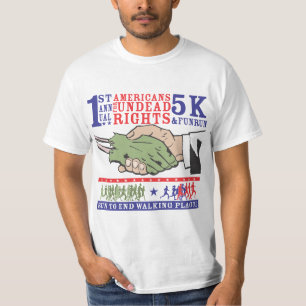 T-shirt Chemise de course d'amusement de zombi