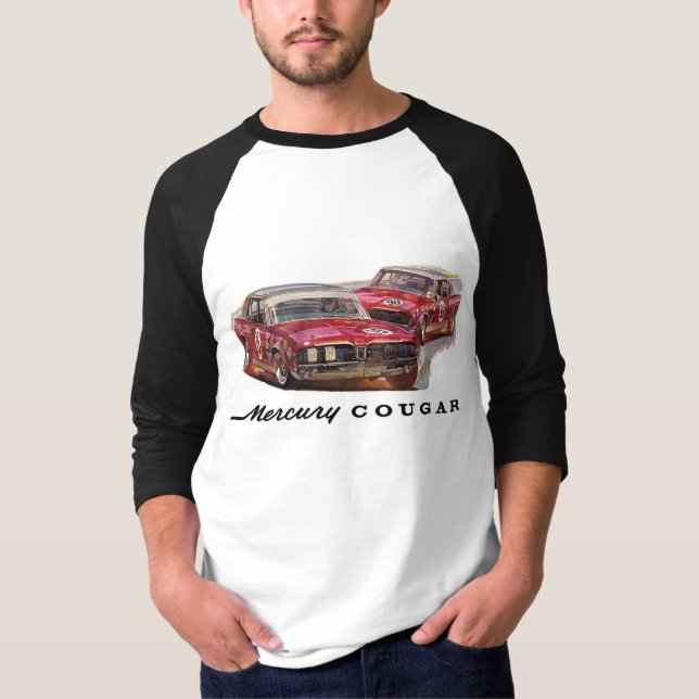 T-shirt Chemise de course Mercury Cougar (Devant)