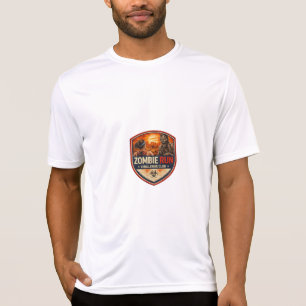 T-shirt Chemise de course zombie