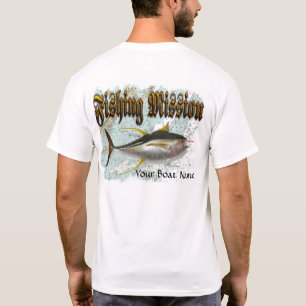 T-shirt Chemise de coutume de thon de truite saumonnée