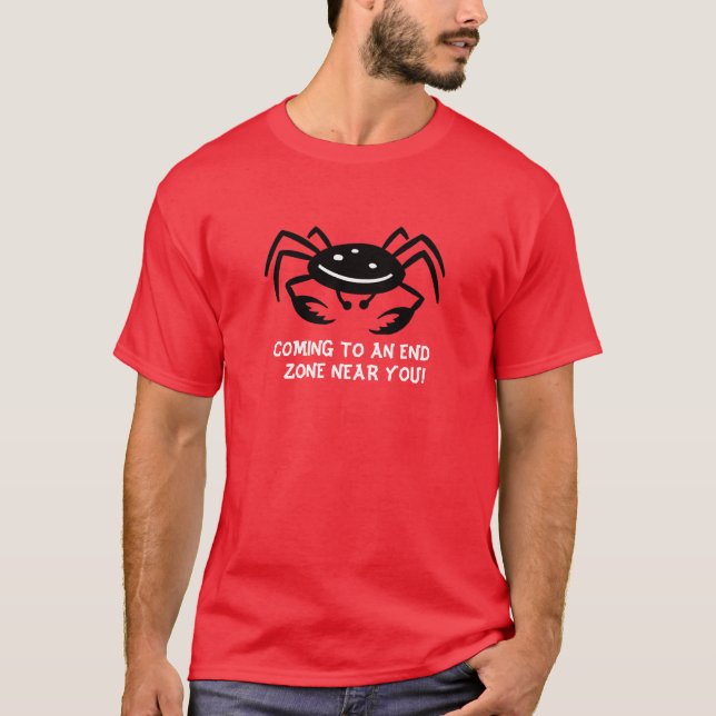T-shirt Chemise de crabe de Gameday (Devant)