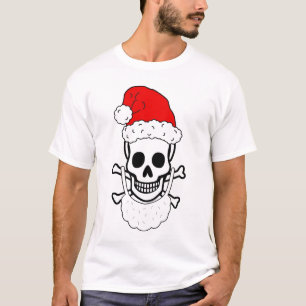 T-shirt Chemise de crâne de Père Noël
