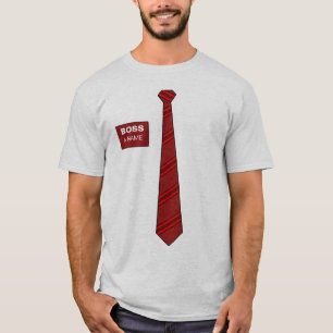 T-shirt Chemise de cravate de patron