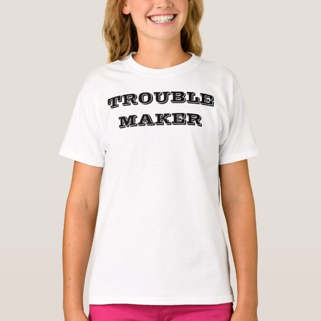T-shirt Chemise de création de problèmes pour les enfants (Devant)