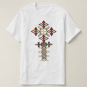 T-shirt Chemise de croix classique éthiopienne