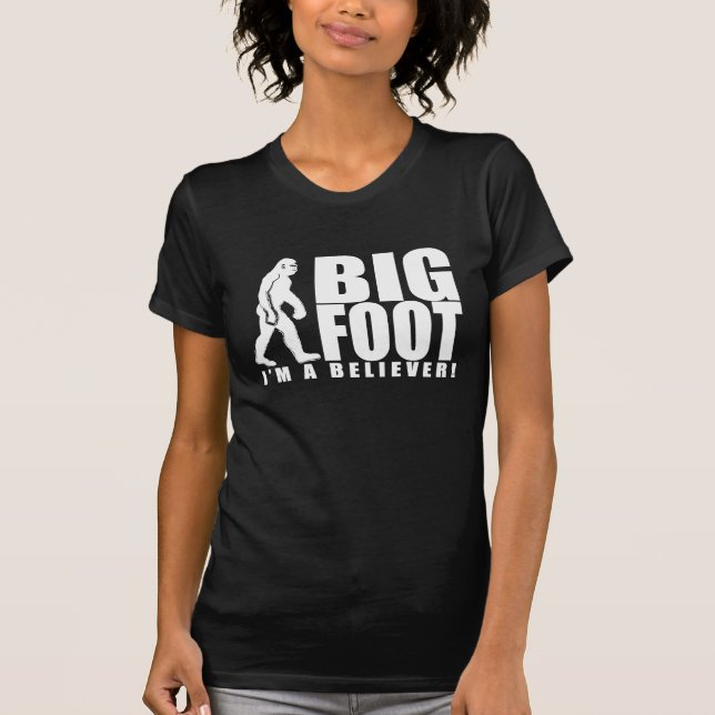 T-shirt Chemise de croyant de Bigfoot (Devant)