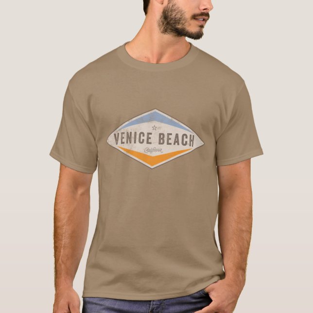 T-shirt Chemise de cru de plage de Venise (Devant)
