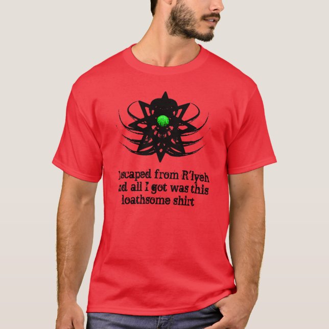 T-shirt Chemise de Cthulhu - évasion de R'lyeh (Devant)
