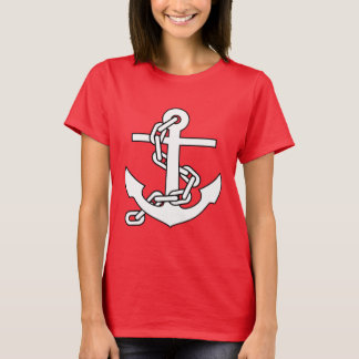 T-shirt Chemise de dames d'Ancre de marin