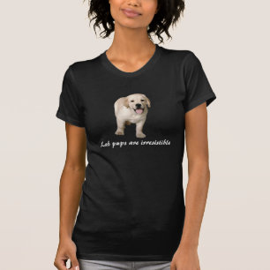 T-shirt Chemise de dames de chiot de labrador retriever