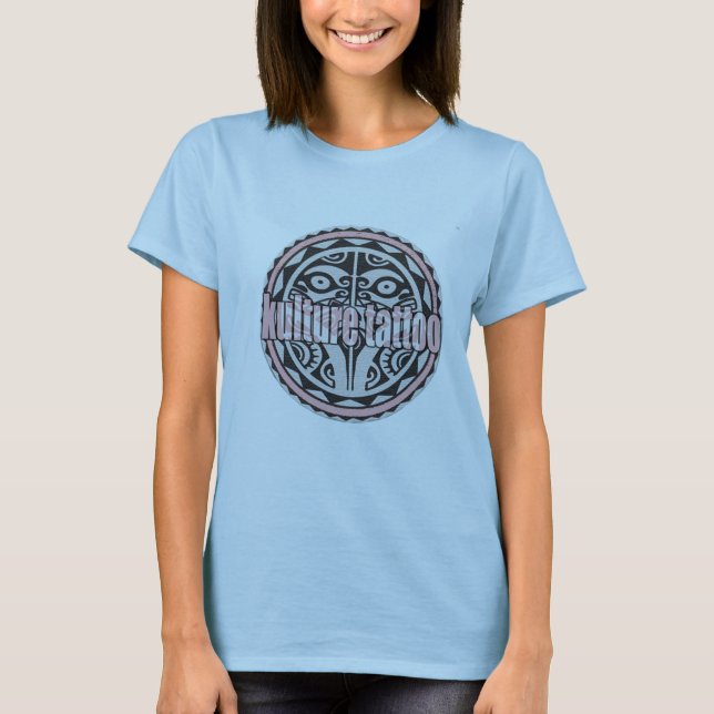 T-shirt Chemise de dames de tatouage de Kulture (Devant)
