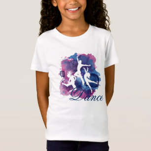 T-Shirt Chemise de danse de filles