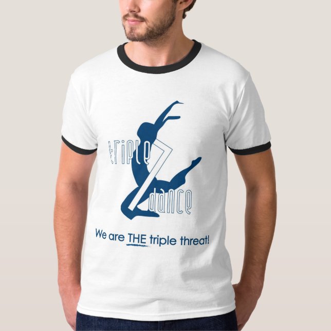 T-shirt Chemise de danse du triple 7 du papa (Devant)