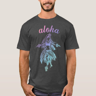 T-shirt Chemise de danseuse polynésienne Aloha Tribal Hula