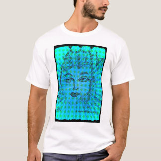 T-shirt Chemise de déesse d'étoile bleue par Katie