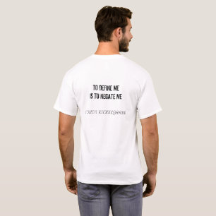 T-shirt Chemise de définition de Kierkegaard