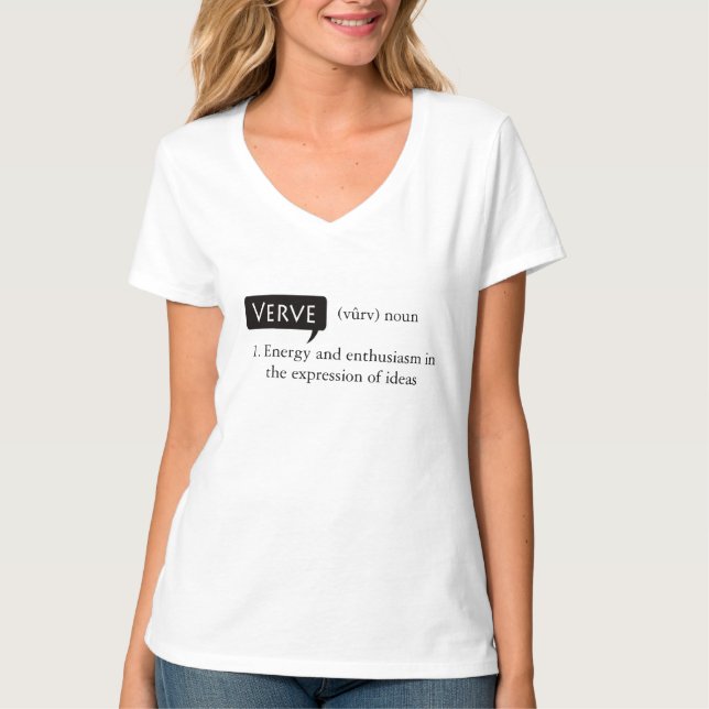 T-shirt Chemise de définition de verve (Devant)