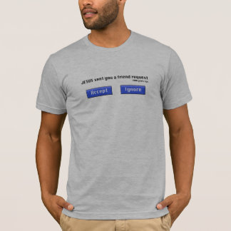 T-shirt Chemise de demande d'ami