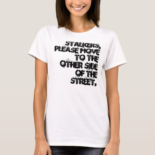 T-shirt Chemise de demande de rôdeur (Devant)