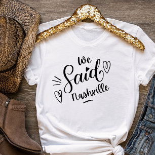 T-shirt Chemise de Demoiselle d'Honneur de Nashville