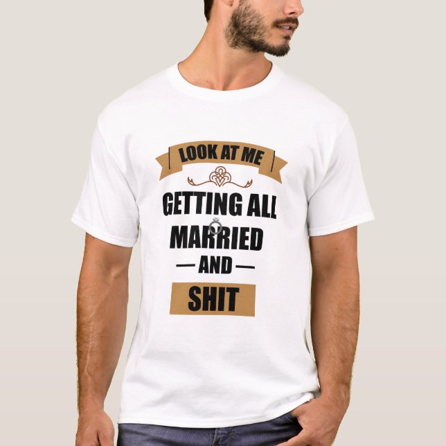 T-shirt Chemise de demoiselle d'honneur Soirée enterrement (Devant)