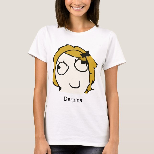 T-shirt Chemise de Derpina Meme (blond) (Devant)