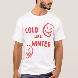 T-shirt Chemise de design d'hiver