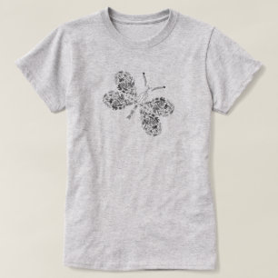 T-shirt Chemise de dessin Papillon Bug Insect Art