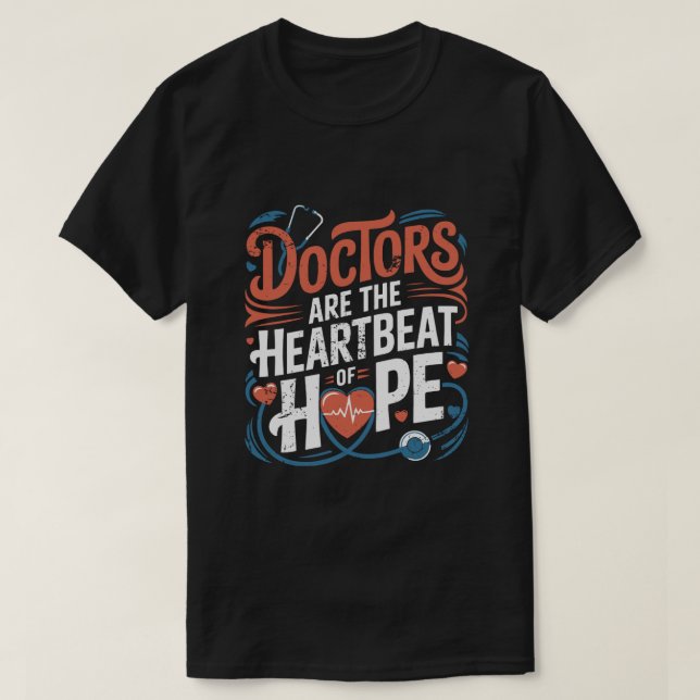 T-shirt Chemise de devis du médecin inspirant (Design devant)