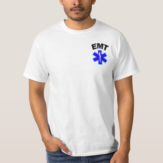 T-shirt Chemise de devoir de valeur d'EMT (Devant)