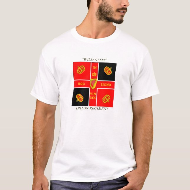 T-shirt chemise de dillon, RÉGIMENT de DILLON, "OIES (Devant)