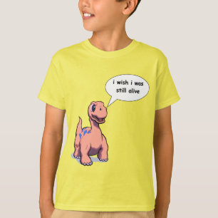 T-shirt chemise de dinosaure hantante pour votre enfant