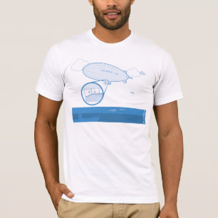T-shirt Chemise de dirigeable souple du fantôme des homme