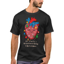Chemise de docteur de Noël à cœur personnalisé