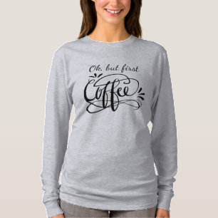 T-shirt Chemise de douille APPROUVEZ MAIS du PREMIER CAFÉ